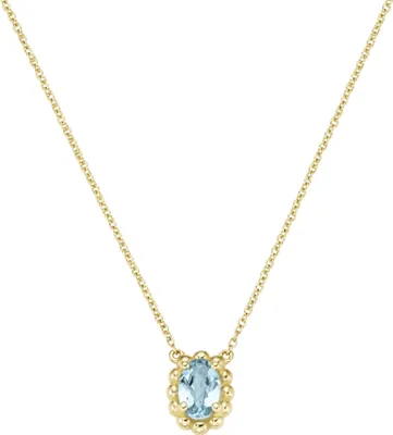 Produktbild von Collier Luigi Merano mit einem Edelstein, Gold 375 Blau 45 cm