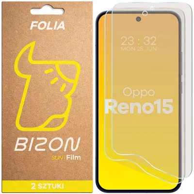 Produktbild von 2x Matte Folie für Oppo Reno 15, Bizon Film Sun Duo