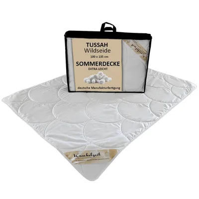 Produktbild von Wildseide extra leichte Sommerdecke Kinderdecke Kuschelzeit in 100x135 cm 100% Seide