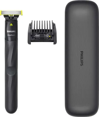 Produktbild von Philips Norelco OneBlade OneBlade QP1424/65 Geschenkset, Folienschaber, Anthrazit, Contour-following technology; Original Blade; Dual protection system, QP210, QP220, QP230; Replace every 4 months*, 0,33 Jahr(e), Akku