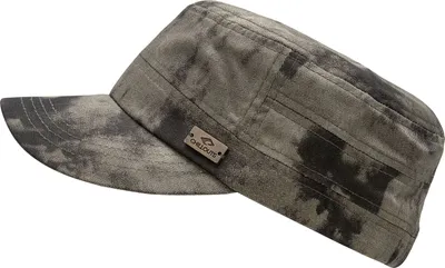 Chillouts Army Cap Military-Mütze mit Tie Dye-Tarnmuster in braun