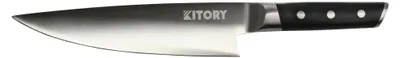 Gyuto-Kochmesser 8 Zoll, Full Tang, Kohlenstoffstahl, Pakkaholzgriff