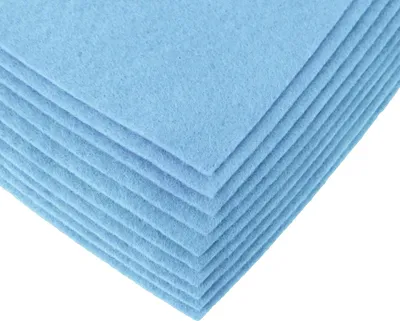 Produktbild von Bastelfilz Bögen 10er-Pack flex Filz A4, Stärke 1,5-2mm, Filzplatte, 50 Farben