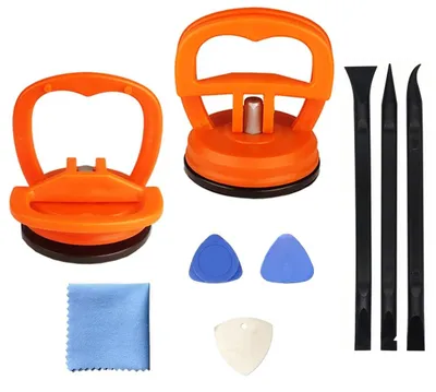 Image de Omgoods - Kit d'outils de réparation d'écran comprenant 9 pièces, avec ventouse et outils de levage