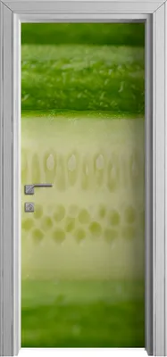 Produktbild von Tür Selbstklebende 80x210 cm Türfolie Türtapete Klebefolie - Gurke Gemüse