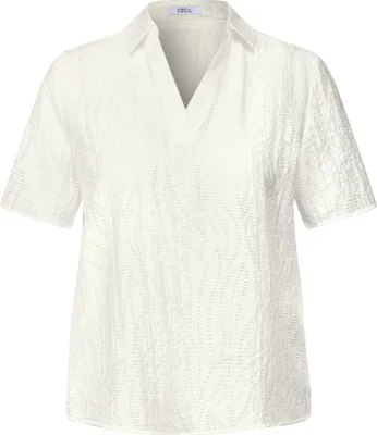 Produktbild von Cecil TOS Shirt Collar Blouse w. Des vanilla white XL