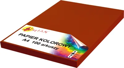 Produktbild von Farbpapier A4 120g rot dunkel 100 Blatt