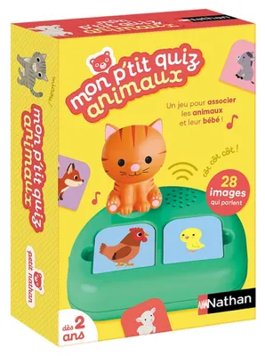 Productafbeelding van My Little Animal Quiz - Educational Game - NATHAN - Ages 3+