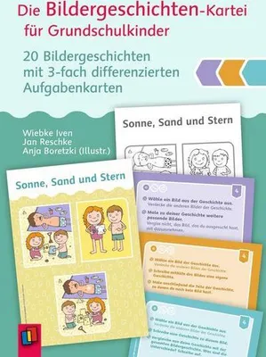 Obrázek produktu pro Die Bildergeschichten-Kartei für Grundschulkinder