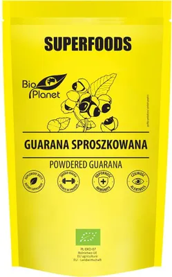 GUARANA SPROSZKOWANA BIO 150 g - BIO PLANET SUPERFOODS