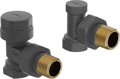 Produktbild von Mexen Heizkörper-Eckventile, Anthrazit - W901-000-66