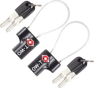 Produktbild von Famanu Zahlenschloss 4-stellig - Set von 2 schwarz