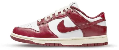 Produktbild von Nike Dunk Low Premium, Weiß/Coconut Milk/Team Red, FJ4555-100, Größe 42