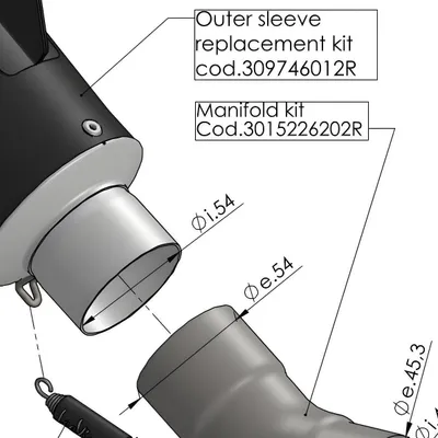 Obrázok produktu pre Výfukové potrubie LeoVince kompatibilné s 1219
