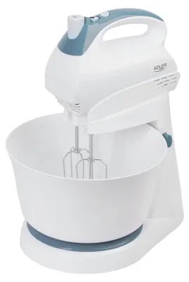 Zdjęcie produktu dla Adler AD 4202, Mikser stojący, Biały, Miksowanie, Plastik, 300 W, 1,85 kg