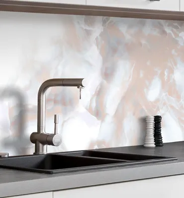 Produktbild von Küchenrückwand selbstklebend Marmor bronze Spritzschutz Folie 340 x 60cm Folie 0,2mm
