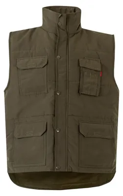 Productafbeelding van Velilla Serie 108 - Vest met meerdere zakken (maat S), kleur: jachtgroen