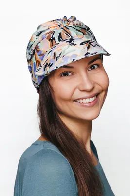 Produktbild von Eva Design Turban Tess mit Schirm – ruched, für Chemo