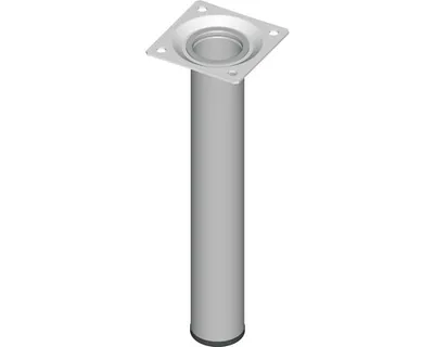 Obrázek produktu pro Nábytková noha bílá hliníková 30 mm Výška 200 mm Šroubovací deska