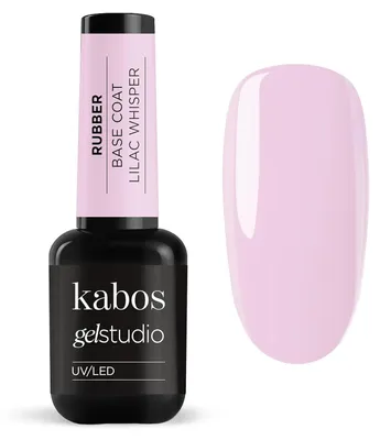Zdjęcie produktu dla Kabos Gelstudio Rubber Base Coat Podkład Lilac Whisper 10 ml