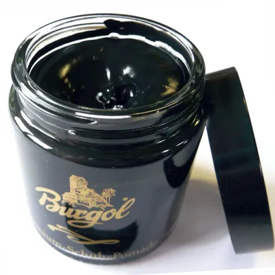 Produktbild von Burgol Premium-Schuh-Pomade - schwarz - 100ml