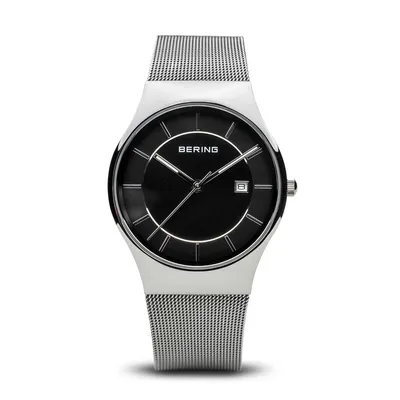 Produktbild von BERING Classic Herrenuhr silber/schwarz 11938-002