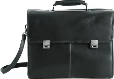 Produktbild von HAROLD'S Leder Businesstasche Laptoptasche mit Laptopfach Country Notebook Briefcase Black schwarz