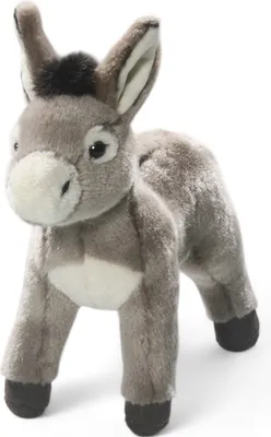 Immagine prodotto di Carl Dick asino grigio in piedi, peluche, peluche lungo circa 25 cm, alto 23 cm peluche, peluche, peluche 3621