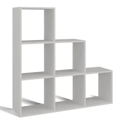 Zdjęcie produktu dla Topeshop STEP BIEL 3X3, Biały, 6 pół., Płyta wiórowa, Płyta wiórowa, Kopolimer akrylonitrylo-butadieno-styrenowy (ABS), 1150 mm