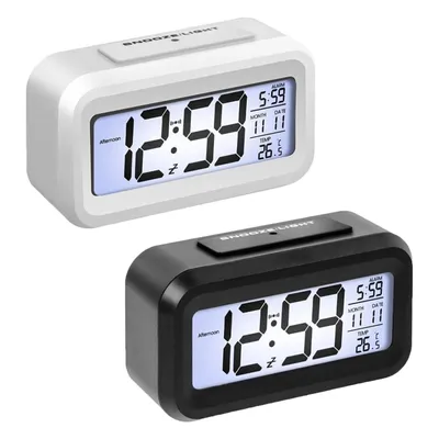 Produktbild von Digitaler Wecker LED Digital Digitaluhr , Digital Tischuhr, Datum Temperatur Alarm Clock, Nachtmodus GLNZ17