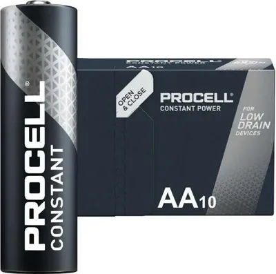 Produktbild von Duracell Batterie Alkaline, Mignon, AA, LR06, 1.5V Procell Constant, Retail Box (10-Pack)