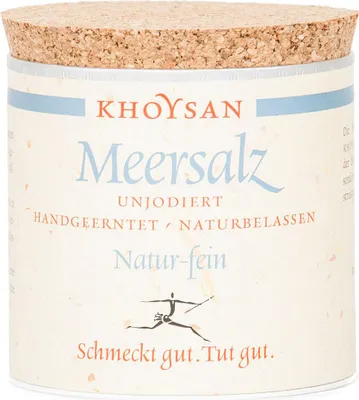 Produktbild von Meersalz Natur fein Würzdose 200g von Khoysan