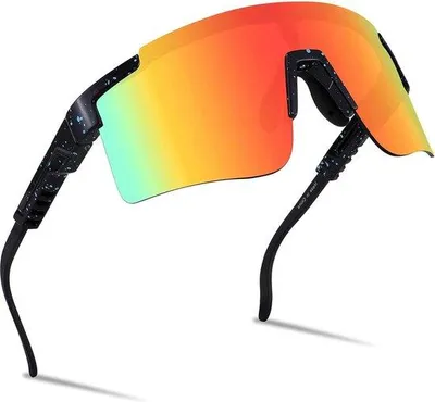 Produktbild von Famanu Sportbrille UV400 - Schutzbrille für Damen - Schwarz