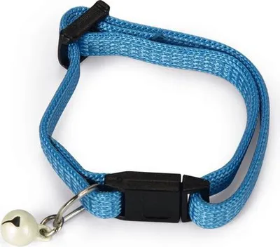 Produktbild von Beeztees - Kätzchenhalsband - Nylon - blau - 23x0,8x0,2 cm