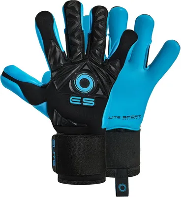 Productafbeelding van Elite Sport Neo Revolution II Combi Keepershandschoenen - Aqua / Zwart | Maat: 7