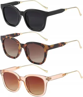 Produktbild von Damen Quadratische Sonnenbrille mit UV400 Schutz