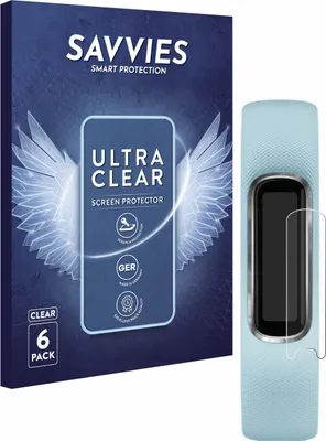 Produktbild von 6x Für Garmin Vivosmart 4 Schutzfolie Savvies Displayschutz Display Schutz Folie Klar Transparent
