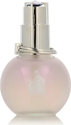 A close-up studio shot of a perfume bottle.