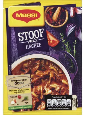 Produktbild von Maggi Stoofmix Hachee 49g – Würzige Gewürzmischung für herzhaften Eintopf