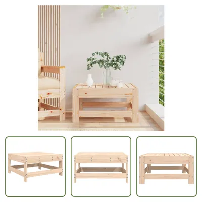 Produktbild von The Living Store Gartenhocker Massivholz Kiefer