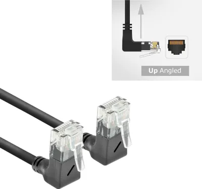 Zdjęcie produktu dla ACT DD6951, 1,5 m, Cat6a, U/UTP (UTP), RJ-45, RJ-45, Czarny