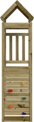 Obrázek produktu pro vidaXL Hrací věž hnědá 53 x 110,5 x 214 cm Masivní impregnované dřevo