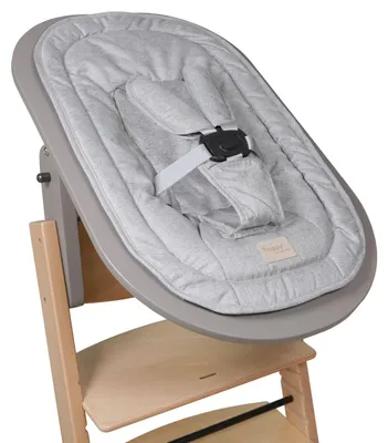 Produktbild von Babyaufsatz Grau 2071 für Treppy Hochstuhl, ergonomisch, einfache Montage, 71x45x27 cm