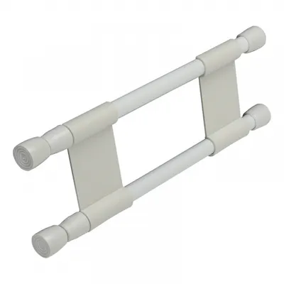 Obrázek produktu pro Dvojitá skříňová tyč výsuvná 25,5-43 cm