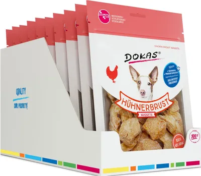 Produktbild von DOKAS - Hühnerbrust Nuggets 10er Pack (10 x 110g)
