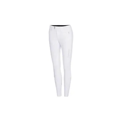 Image de Pantalon d'équitation Samshield Diane Vollgrip pour femme, taille : 34, couleur : blanc