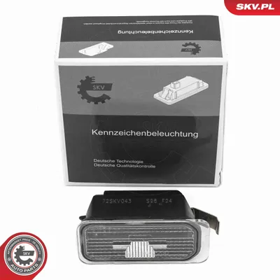 Produktbild von ESEN SKV 72SKV043 Kennzeichenbeleuchtung Rechts Links für FORD Fiesta Mk6 Schrägheck (JA8, JR8)