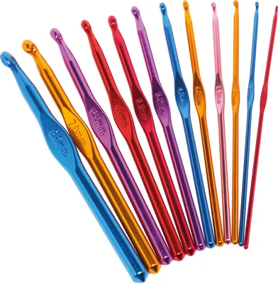 Produktbild von VBS Häkelnadel-Set "2 mm - 8 mm", 12-tlg.