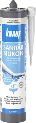 Produktbild von Knauf Sanitär Silikon manhattan 300 ml