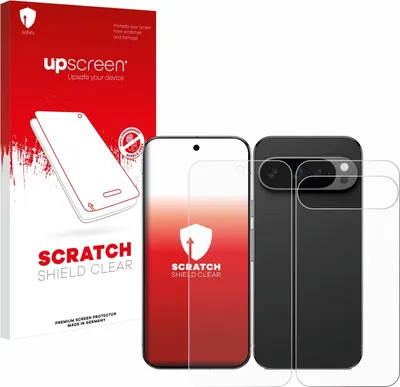 Produktbild von upscreen Schutzfolie für Google Pixel 9 Pro XL (Display+Rückseite) Displayschutz Displayschutzfolie Folie Klar Transparent